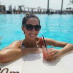 Rachel Duffy em Marbella em 2019... onde ela era a vida e a alma do clube Ocean Beach repleto de estrelas