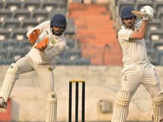 Troféu Ranji 2025-26: Siddhesh infeliz por não ter visto o dia terminar, apesar de marcar um século bem trabalhado Troféu Ranji 2025-26: Siddhesh infeliz por não ter visto o dia terminar, apesar de marcar um século bem trabalhado