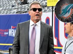 Troy Aikman ajudará Dolphins na busca de gerente geral O comentarista da ESPN, Troy Aikman, está à margem.