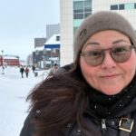 Julia Pars, consultora de negócios em Nuuk, no domingo.
