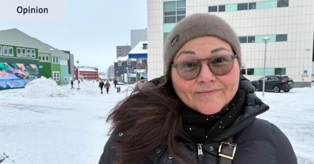 Julia Pars, consultora de negócios em Nuuk, no domingo.