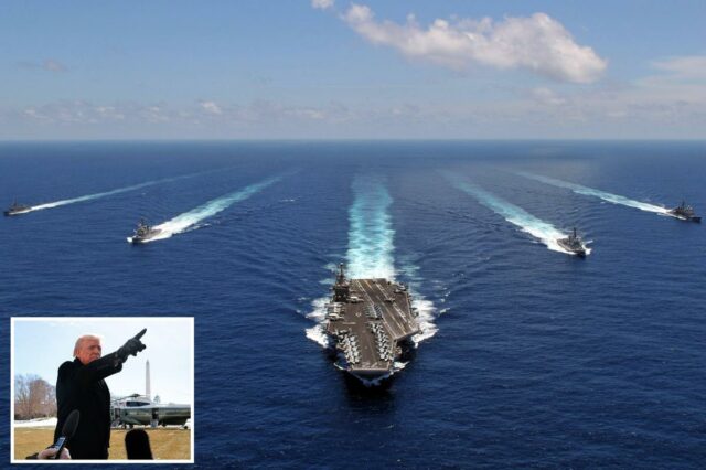 Trump diz que 'armada enorme está indo para o Irã', Trump diz que 'armada enorme está indo para o Irã', alerta mulás: 'O tempo está se esgotando'