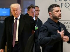 Trump e Zelensky se reúnem a portas fechadas para ‘breve conversa individual’ em Davos: ‘Foi bom’ O presidente dos EUA, Donald Trump, caminhando durante a 56ª reunião anual do Fórum Econômico Mundial (WEF) em Davos, Suíça.