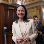 Trump recebe Maria Corina Machado da Venezuela em reunião a portas fechadas