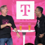 Um mapa de cobertura da T-Mobile em um smartphone.