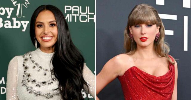 Vanessa Bryant tem a reação mais doce ao ver Taylor Swift usando colar com citação de Kobe