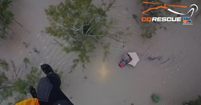 Resgate de enchentes em Queensland