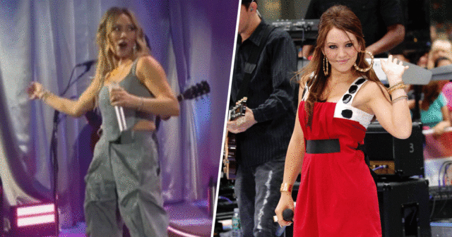 Veja Hilary Duff recriar sua performance viral HOJE quase 20 anos depois
