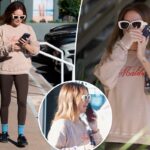 Veja as fotos da sombria conversa telefônica de Ashley Tisdale enquanto o drama 'tóxico' do grupo de mães continua