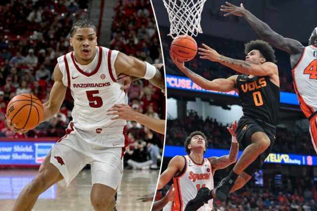 Veja como assistir o basquete masculino do Tennessee x Arkansas gratuitamente
