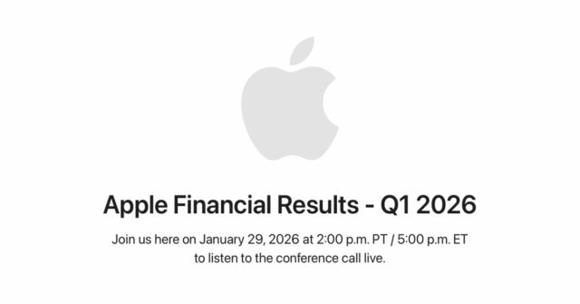 Veja como ouvir ao vivo a teleconferência de resultados do primeiro trimestre de 2026 da Apple
