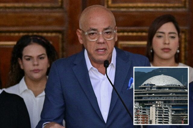 Venezuela libertará ‘número significativo’ de presos políticos, anuncia irmão de O presidente da Assembleia Nacional da Venezuela, Jorge Rodriguez, fala à mídia.