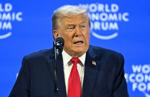Verificador de fatos da CNN eviscera o discurso de Davos de Trump: ‘Apenas pura ficção’ Gavin Newsom e Donald Trump (Getty Images)