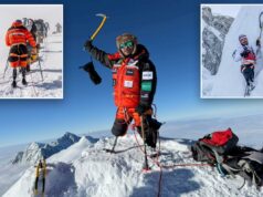 Veterano britânico torna-se o primeiro amputado duplo a atingir o pico mais alto de todos os continentes SWNS