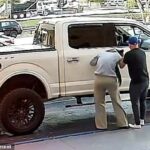 As autoridades divulgaram fotos tiradas de uma câmera de vigilância mostrando o que parece ser o sequestro de uma mulher por volta das 6h45, perto da West 27th Avenue e West 52nd Street, fora do Lake Condominium em Hialeah.