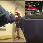 Vídeo de câmera corporal de tirar o fôlego mostra policial fatal atirando em paciente encharcado de sangue e empunhando uma lâmina dentro de um hospital de Nova York