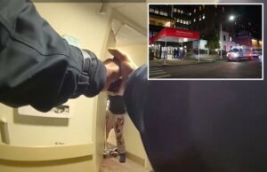 Vídeo de câmera corporal de tirar o fôlego mostra policial fatal atirando em paciente encharcado de sangue e empunhando uma lâmina dentro de um hospital de Nova York Vídeo de câmera corporal de tirar o fôlego mostra policial fatal atirando em paciente encharcado de sangue e empunhando uma lâmina dentro de um hospital de Nova York