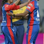 WPL 2026: Nandini Sharma faz três gols durante a partida DC vs GG