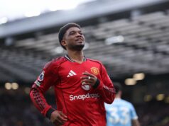 Wayne Rooney compara que a ‘taxa de trabalho’ de Amad só é comparável a outro ‘excelente’ jogador do Man Utd contra o Man City Gráfico Carrick