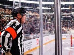 Will Ferrell comparece ao jogo da NHL vestido de árbitro – e leva o papel a sério Will Ferrell comparece ao jogo da NHL vestido de árbitro – e leva o papel a sério