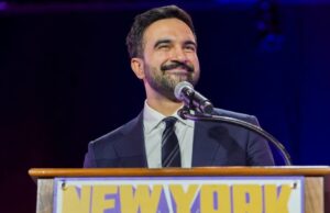 Zehran Momy Sts Spinal Spec’h para a mídia e comissão de Nova York David Zaslav e David Ellison (Crédito: Getty Images/Chris Smith para TheWrap)