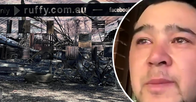 Um grande incêndio florestal que destruiu casas e deixou três pessoas desaparecidas no centro de Victoria criou cenas que um bombeiro local comparou a um 