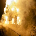 Um incêndio ocorreu na torre do Vondelkerk, em Amsterdã, na véspera de Ano Novo.