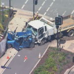 ‘Ninguém se esquivou’: transeuntes saltaram para ajudar a família presa em um grande acidente