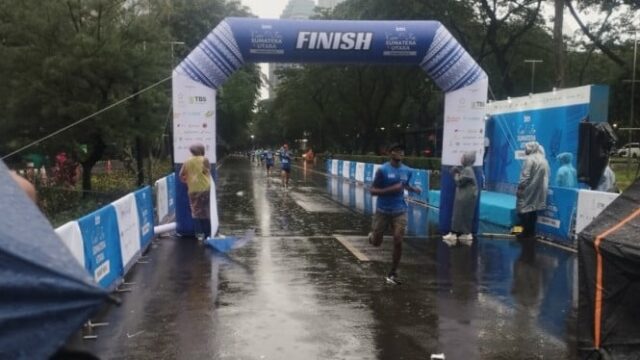 1.000 participantes animam o cuidado para a corrida de caridade do Norte de Sumatra, as doações alcançam IDR 5 bilhões
