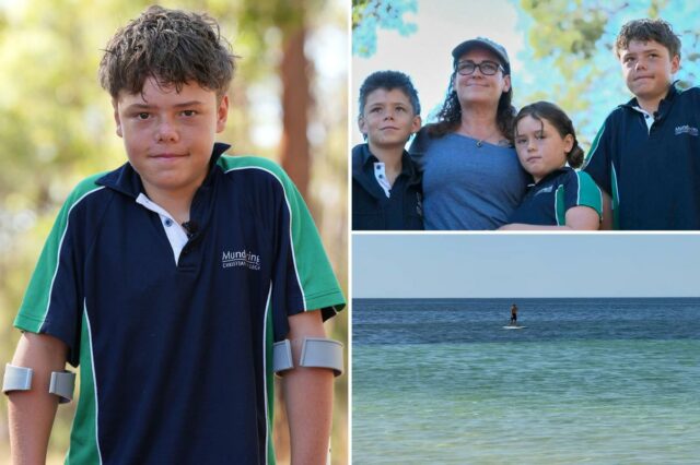 Adolescente australiano nada 4 quilômetros por horas para salvar família Adolescente australiano nada 4 quilômetros por horas para salvar família levada para o mar