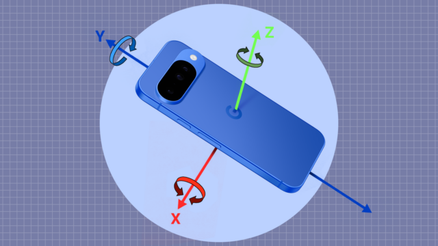 Vista de cima para baixo de um smartphone exibindo um aplicativo de nível de bolha, cercado por ferramentas manuais tradicionais, como alicates, fita métrica e chaves de fenda.