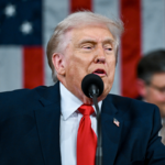 Donald Trump delivers the State of the Union address during a joint session of Congress in the House Chamber at the Capitol on February 24, 2026 in Washington, DC.