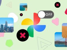 6 configurações irritantes do Google Fotos que você pode desativar agora (e deveria) Ilustração de caixas de papelão repletas de fotos ao lado do logotipo do Google Fotos.