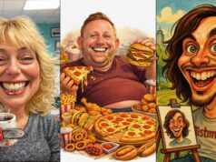 9 vezes que a tendência de caricatura do ChatGPT deu terrivelmente errado caricatura chatgpt de mulher segurando batata assada