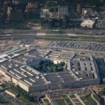 Aerial view of The Pentagon