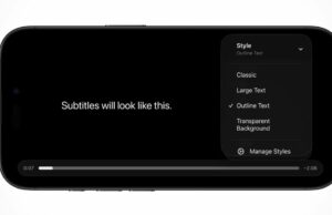 A Apple está facilitando a personalização da aparência das legendas no iPhone A Apple está facilitando a personalização da aparência das legendas no iPhone