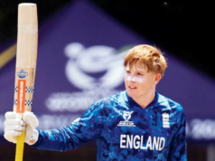 A Inglaterra chega à final da Copa do Mundo Sub-19 com a brilhante centena de Rew A Inglaterra chega à final da Copa do Mundo Sub-19 com a brilhante centena de Rew