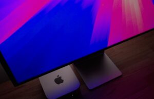 A atualização do Studio Display se aproxima com três atualizações principais Papel de parede macOS Sequoia no Studio Display com tecnologia M4 Mac mini monitor