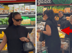 A bilionária Rihanna parece chique durante uma corrida de compras em Los Angeles, em vídeo 021026_rihanna_kal