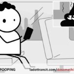 A campanha 'não faça cocô nos ônibus' da LADOT dá uma reviravolta bizarra