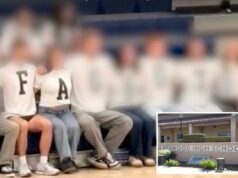 A chocante exibição homofóbica de estudantes do ensino médio abala o distrito escolar da Califórnia A chocante exibição homofóbica de estudantes do ensino médio abala o distrito escolar da Califórnia