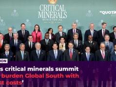 ‘A cimeira de minerais críticos dos EUA irá sobrecarregar o Sul Global com a maior parte dos custos’ 'A cimeira de minerais críticos dos EUA irá sobrecarregar o Sul Global com a maior parte dos custos'