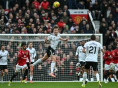 A estrela do Fulham que estava ‘animada’ por ingressar no Man United acaba de se arrepender com uma exibição 100% em Old Trafford Casemiro comemora com seus companheiros durante a partida de futebol da Premier League entre Manchester United e Fulham, em Old Trafford, em Manchester, Inglaterra, em 2026.