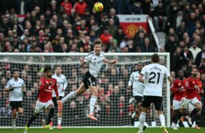 A estrela do Fulham que estava ‘animada’ por ingressar no Man United acaba de se arrepender com uma exibição 100% em Old Trafford Casemiro comemora com seus companheiros durante a partida de futebol da Premier League entre Manchester United e Fulham, em Old Trafford, em Manchester, Inglaterra, em 2026.