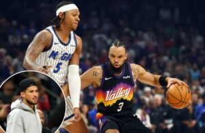 A estrela do Suns, Dillon Brooks, quebra a mão em um golpe brutal Dillon Brooks Sóis