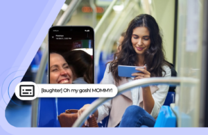 A ferramenta Live Caption no Android 16 é a melhor coisa que já aconteceu com o transporte público Um smartphone mostrando o recurso de acessibilidade do Live Transcribe