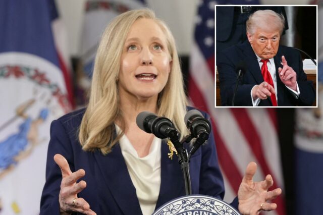 A governadora democrata da Virgínia, Abigail Spanberger, responde ao discurso de Trump sobre o Estado da União

