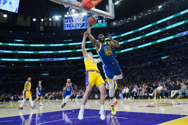 A grande noite de Moses Moody não foi suficiente para empurrar os Warriors para o Lakers de LeBron
