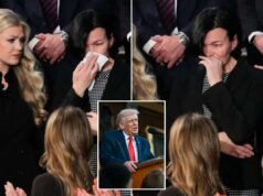 A mãe da refugiada ucraniana assassinada Iryna Zarutska desmorona durante o Estado da União 2026 enquanto Trump critica os democratas: ‘Como vocês não suportam?’ A mãe da refugiada ucraniana assassinada Iryna Zarutska desmorona durante o Estado da União 2026 enquanto Trump critica os democratas: 'Como vocês não suportam?'