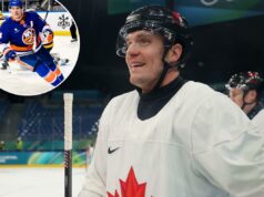 A obsessão olímpica de Bo Horvat o levou a este momento da equipe do Canadá Bo Horvat, da equipe do Canadá, durante o treinamento de hóquei no gelo dos Jogos Olímpicos de Inverno de Milano Cortina 2026.